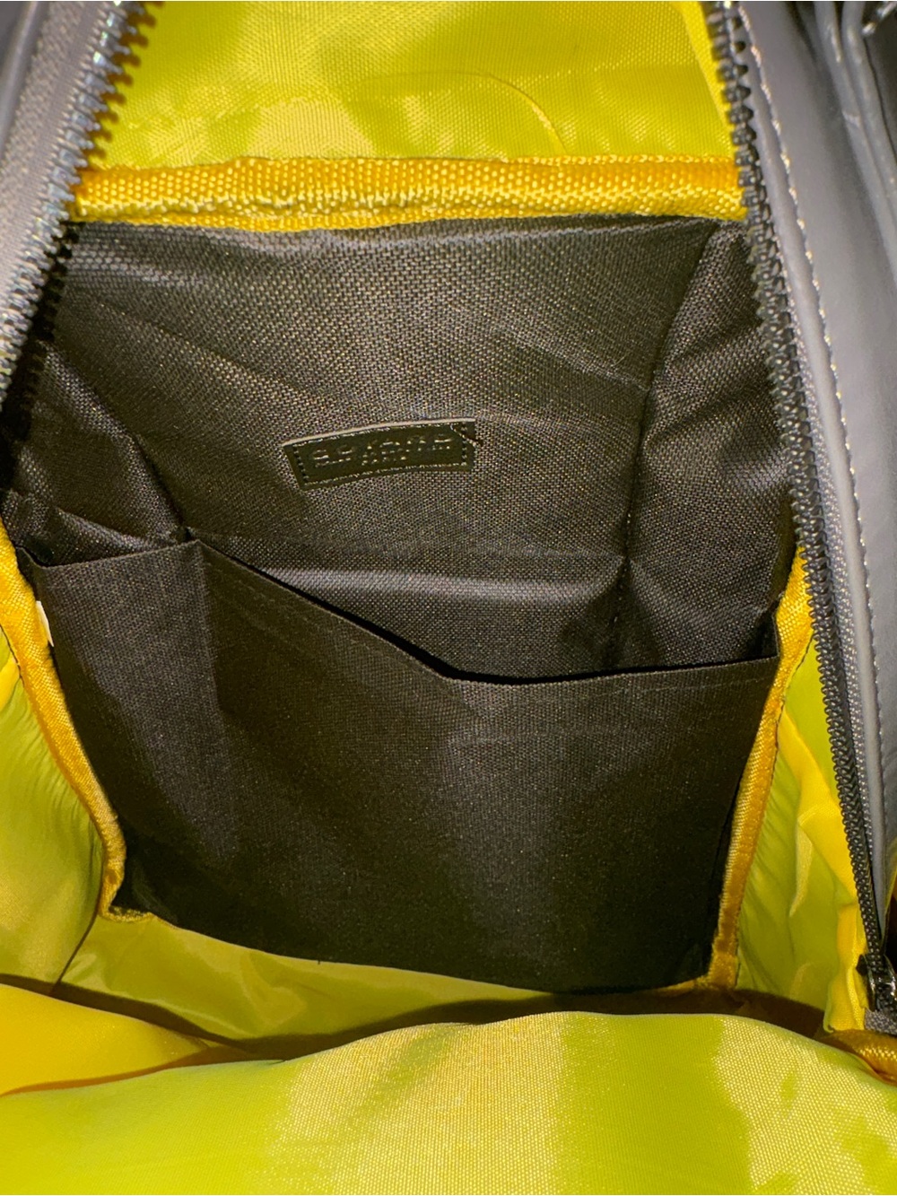 Designer-Style Navy Patterned Men's Backpack - Picture 4 of 4